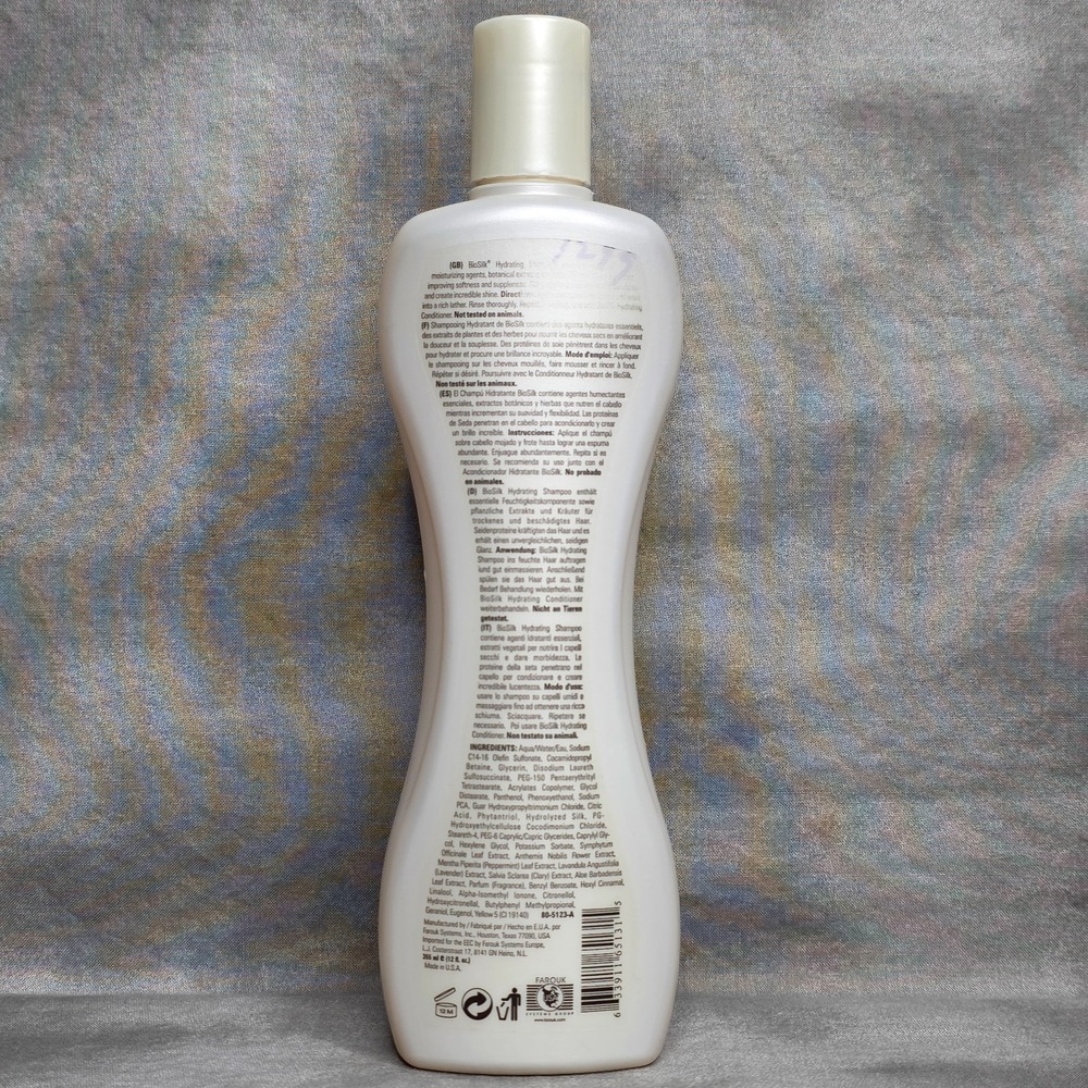 BIOSILK Farouk Cleanse HYDRATING SHAMPOO Original Formula 12 oz - Picture 2 of 2